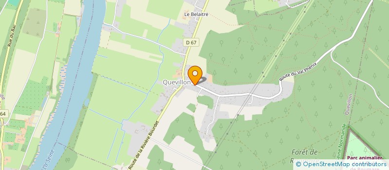 localisation de l'entreprise MONSIEUR DOMINIQUE HAGNEREL  QUEVILLON