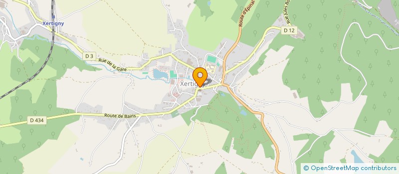 localisation de l'entreprise MONSIEUR DOMINIQUE HANCKE à XERTIGNY