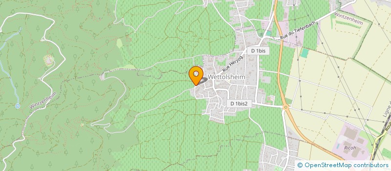 localisation de l'entreprise MONSIEUR DOMINIQUE HAUMESSER  WETTOLSHEIM