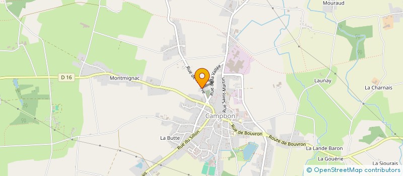 localisation de l'entreprise MONSIEUR DOMINIQUE HAVARD  CAMPBON
