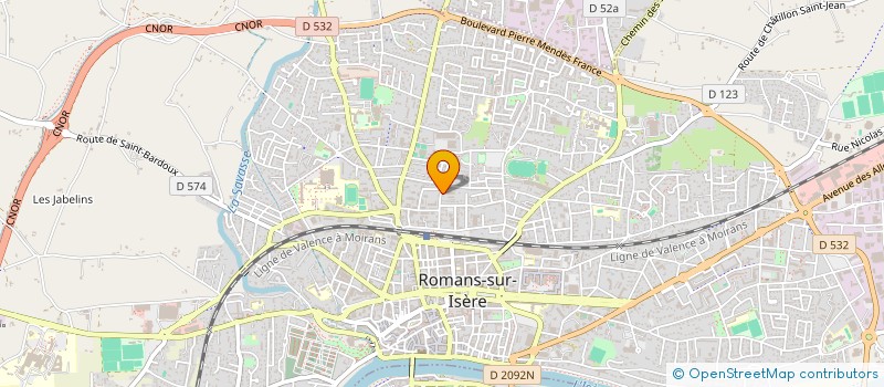 localisation de l'entreprise MONSIEUR DOMINIQUE HAY  ROMANS-SUR-ISERE