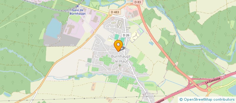 localisation de l'entreprise MONSIEUR DOMINIQUE HEBINGER  BURNHAUPT-LE-HAUT