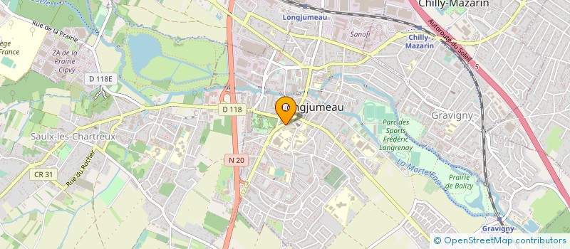 localisation de l'entreprise MONSIEUR DOMINIQUE HEDUE à LONGJUMEAU