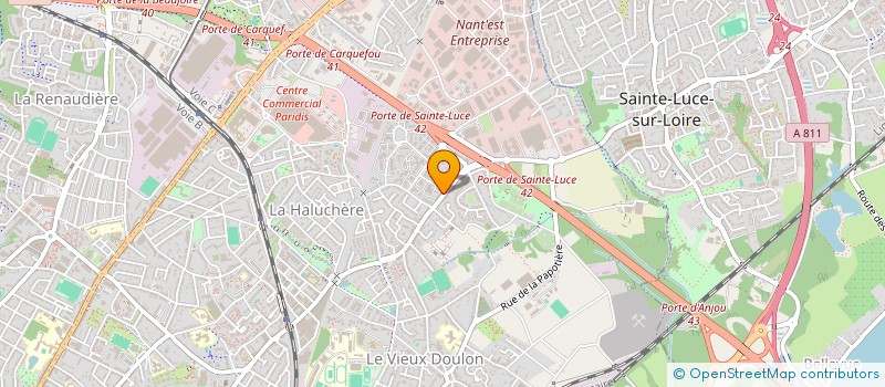 localisation de l'entreprise MONSIEUR DOMINIQUE HEGRON  NANTES