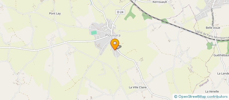 localisation de l'entreprise MONSIEUR DOMINIQUE HELLO  PLOUVARA