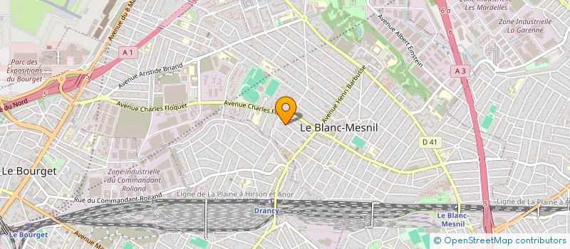 localisation de l'entreprise MONSIEUR DOMINIQUE HENRIQUES à LE BLANC-MESNIL