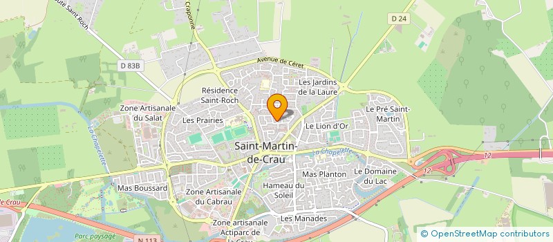 localisation de l'entreprise MONSIEUR DOMINIQUE HENRY  SAINT-MARTIN-DE-CRAU