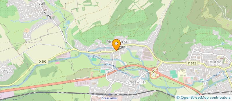 localisation de l'entreprise MONSIEUR DOMINIQUE HENRY  DINSHEIM-SUR-BRUCHE