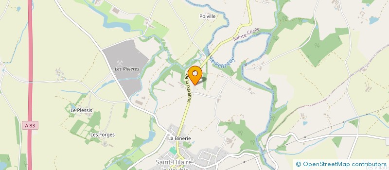 localisation de l'entreprise MONSIEUR DOMINIQUE HERBRETEAU  FOUGERE