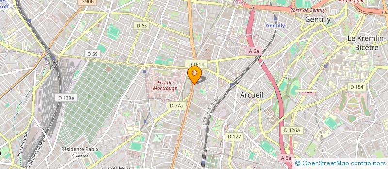 localisation de l'entreprise MONSIEUR DOMINIQUE HERIPRET  ARCUEIL