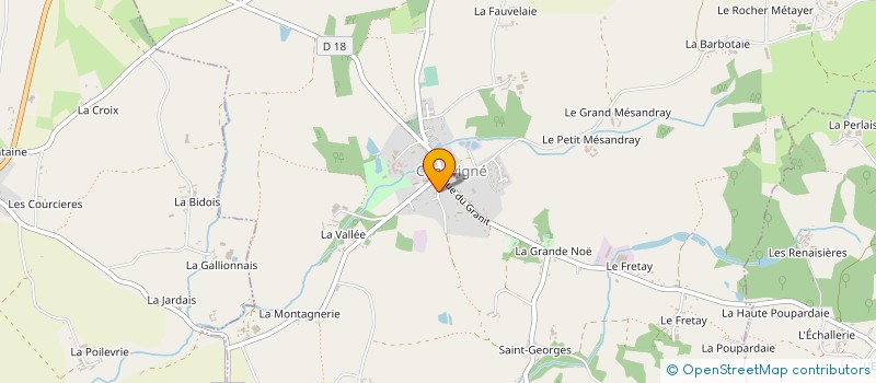 localisation de l'entreprise MONSIEUR DOMINIQUE HERVE  CHAUVIGNE