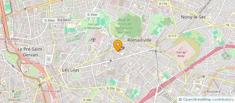 localisation de l'entreprise MONSIEUR DOMINIQUE HERVIEUX à ROMAINVILLE