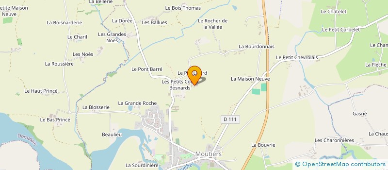 localisation de l'entreprise MONSIEUR DOMINIQUE HESLESBEUX  MOUTIERS