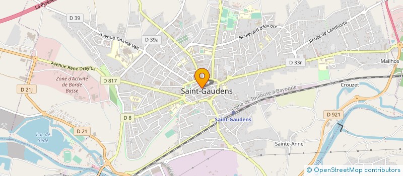 localisation de l'entreprise MONSIEUR DOMINIQUE HEYRAUD à SAINT-GAUDENS