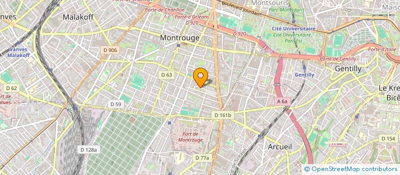 localisation de l'entreprise MONSIEUR DOMINIQUE HIEAUX à MONTROUGE