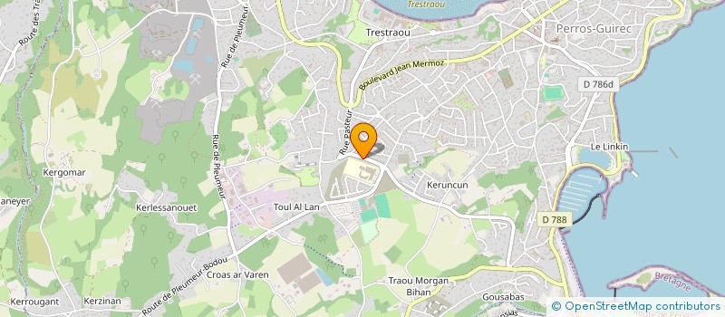 localisation de l'entreprise MONSIEUR DOMINIQUE HILLION  PERROS-GUIREC