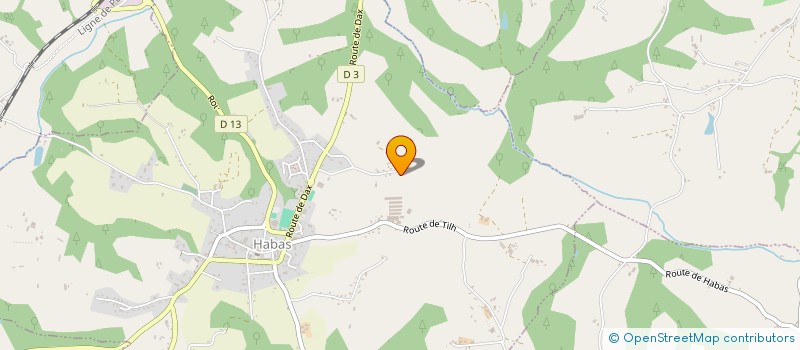 localisation de l'entreprise MONSIEUR DOMINIQUE HILLOTTE  HABAS
