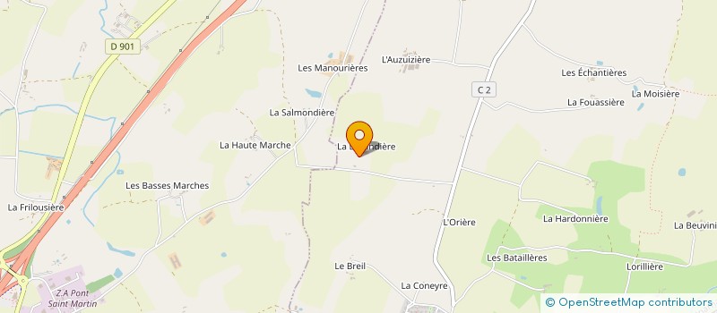 localisation de l'entreprise MONSIEUR DOMINIQUE HOUSSEAU à LA CHAPELLE-ANTHENAISE