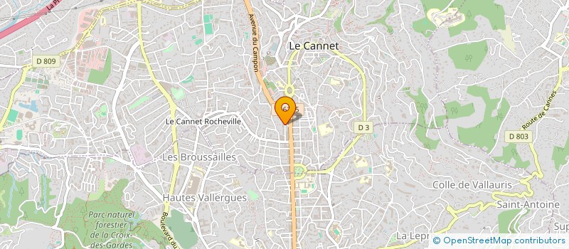 localisation de l'entreprise MONSIEUR DOMINIQUE HOUSTE  ESCRAGNOLLES