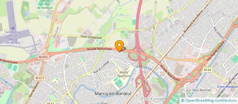 localisation de l'entreprise MONSIEUR DOMINIQUE HOUTE à MARCQ-EN-BARŒUL