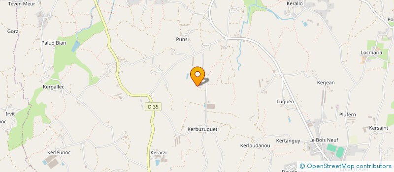 localisation de l'entreprise MONSIEUR DOMINIQUE HUBERT  CLEDER