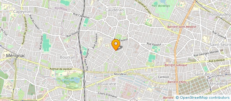 localisation de l'entreprise MONSIEUR DOMINIQUE HUERTA  BORDEAUX