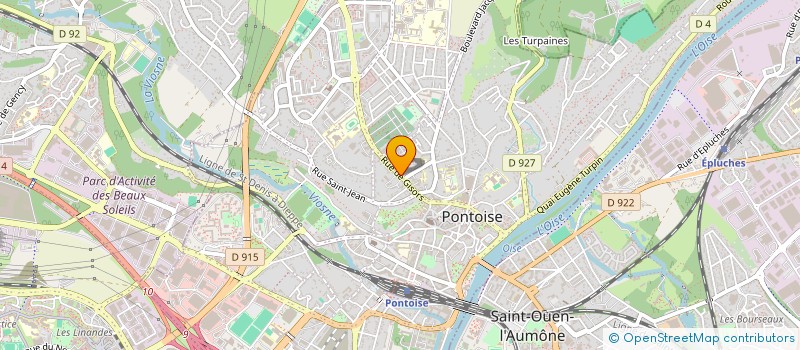 localisation de l'entreprise MONSIEUR DOMINIQUE HUET à PONTOISE