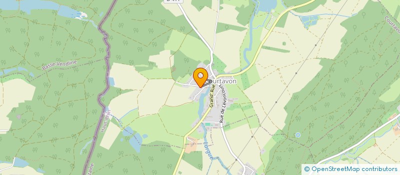 localisation de l'entreprise MONSIEUR DOMINIQUE HUMBERT  COURTAVON