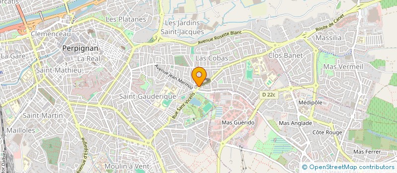 localisation de l'entreprise MONSIEUR DOMINIQUE HUMBLOT à PERPIGNAN