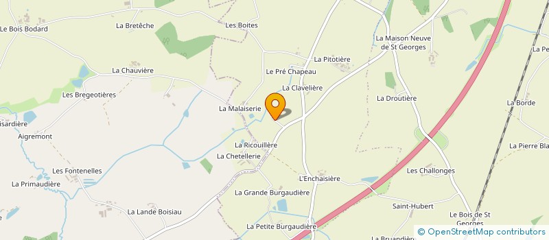 localisation de l'entreprise MONSIEUR DOMINIQUE HUMEAU  CHEMILLE-EN-ANJOU