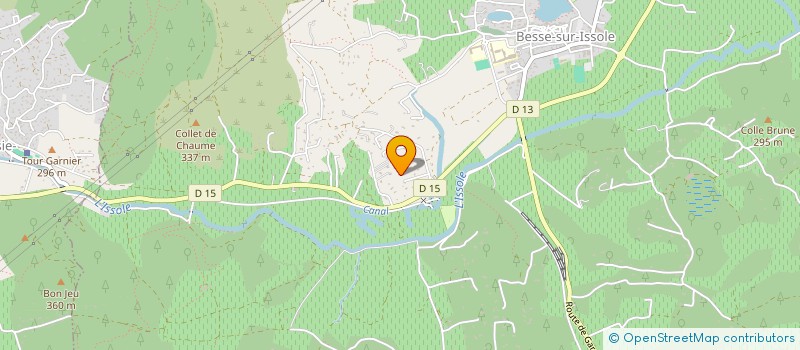 localisation de l'entreprise MONSIEUR DOMINIQUE IANNOLO  BESSE-SUR-ISSOLE