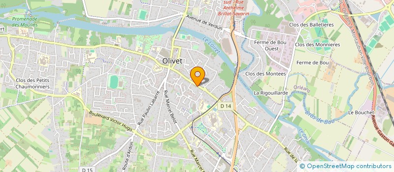 localisation de l'entreprise MONSIEUR DOMINIQUE IBANEZ à OLIVET