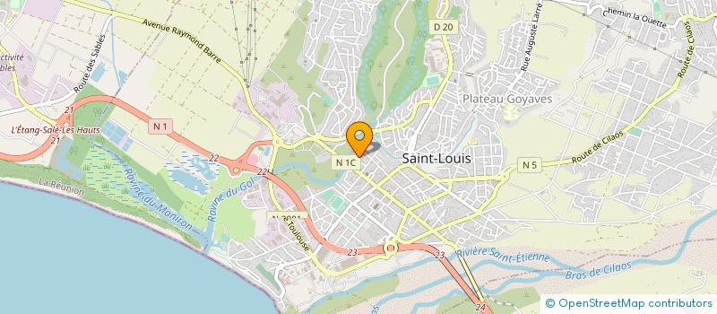 localisation de l'entreprise MONSIEUR DOMINIQUE IDMOND à SAINT-LOUIS