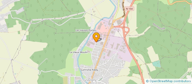 localisation de l'entreprise MONSIEUR DOMINIQUE ILLAND à GRAVIGNY