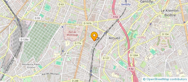 localisation de l'entreprise MONSIEUR DOMINIQUE INKIN à ARCUEIL