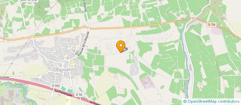 localisation de l'entreprise MONSIEUR DOMINIQUE INTERRANTE  ROUSSET