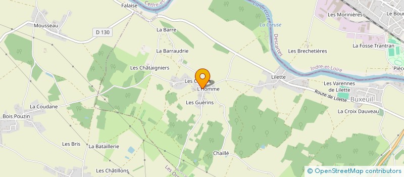 localisation de l'entreprise MONSIEUR DOMINIQUE ISSARTEL à BUXEUIL