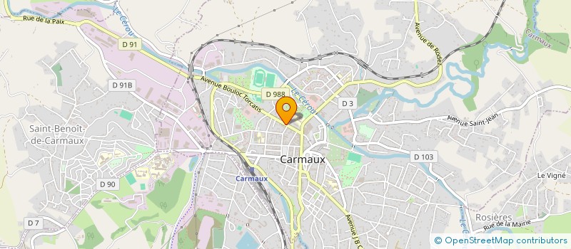 localisation de l'entreprise MONSIEUR DOMINIQUE ITAN à CARMAUX
