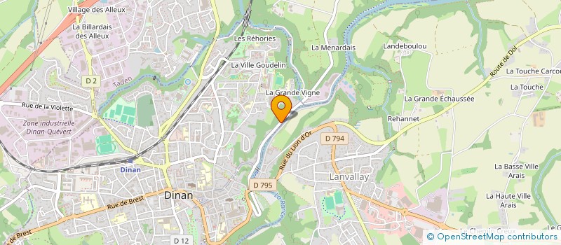 localisation de l'entreprise MONSIEUR DOMINIQUE JACOBY à DINAN