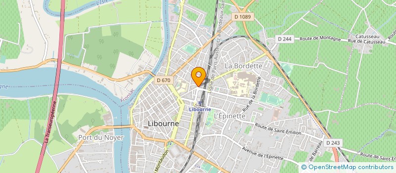 localisation de l'entreprise MONSIEUR DOMINIQUE JACQUES  LIBOURNE