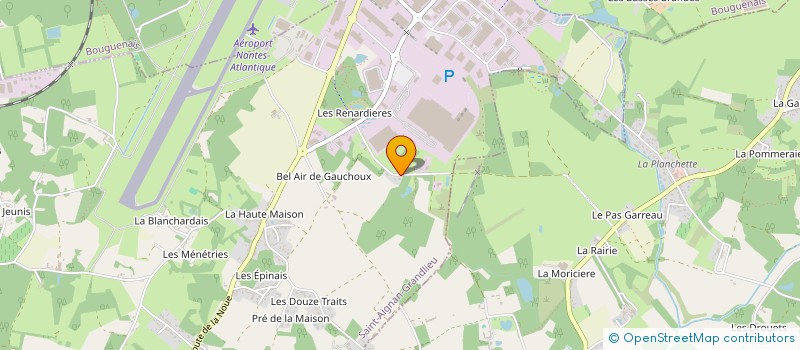 localisation de l'entreprise MONSIEUR DOMINIQUE JACQUET à SAINT-AIGNAN-GRANDLIEU