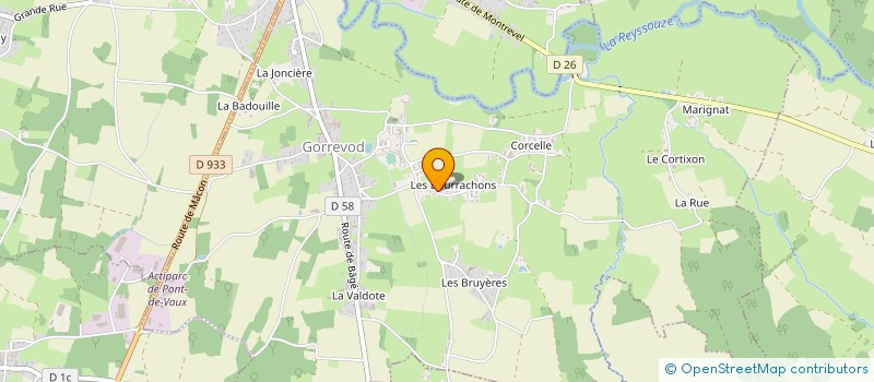 localisation de l'entreprise MONSIEUR DOMINIQUE JAILLET à GORREVOD