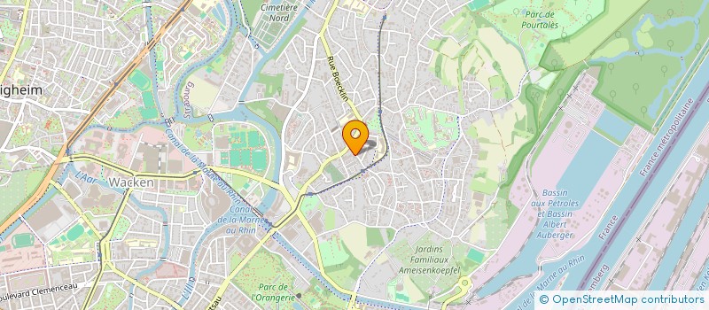 localisation de l'entreprise MONSIEUR DOMINIQUE JALIBERT  STRASBOURG