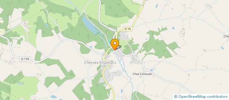 localisation de l'entreprise MONSIEUR DOMINIQUE JALLAGEAS à CHERVES-CHATELARS