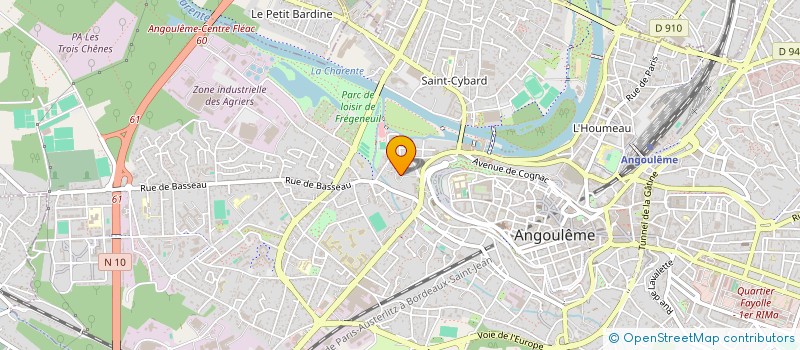 localisation de l'entreprise MONSIEUR DOMINIQUE JAMMET à ANGOULEME