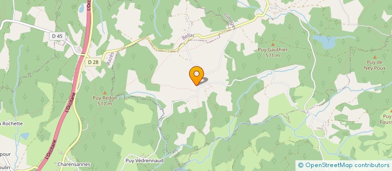 localisation de l'entreprise MONSIEUR DOMINIQUE JANICOT  BERSAC-SUR-RIVALIER