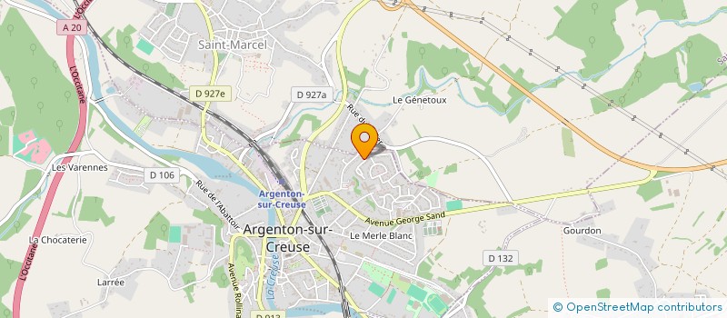 localisation de l'entreprise MONSIEUR DOMINIQUE JARDOU à ARGENTON-SUR-CREUSE