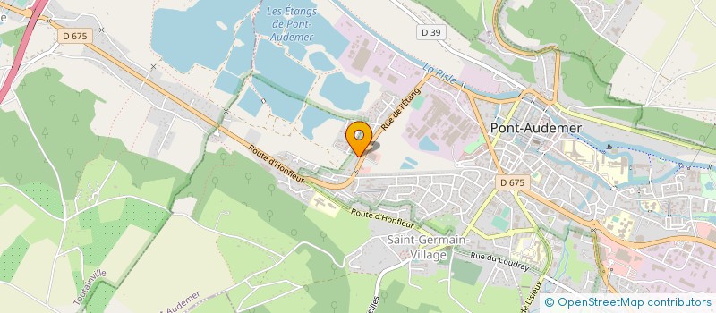 localisation de l'entreprise MONSIEUR DOMINIQUE JAUDRIAT  PONT-AUDEMER