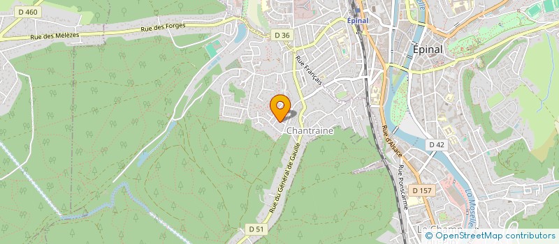 localisation de l'entreprise MONSIEUR DOMINIQUE JAUGEY  CHANTRAINE