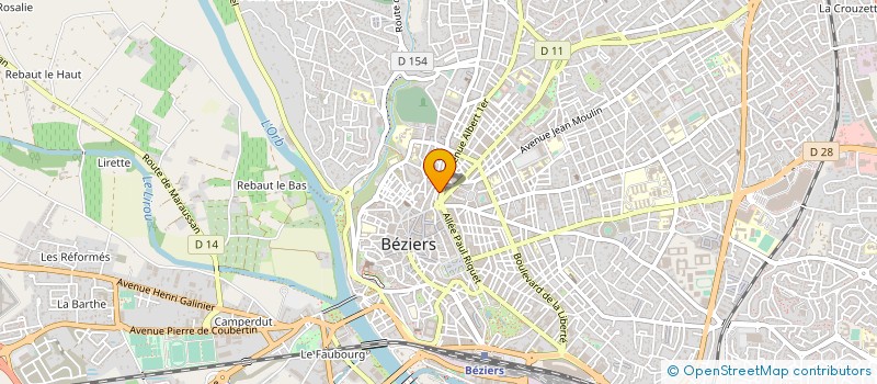 localisation de l'entreprise MONSIEUR DOMINIQUE JEAN GARCIA à BEZIERS